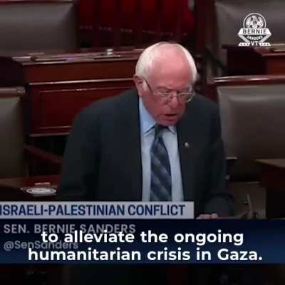 Bernie Sanders stands bravely in congress and declares 
