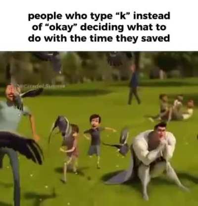 K