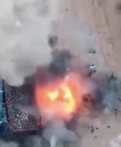 Sudanese Army drone bomb a Rapid Support Force (RSF)technical with a DJI armed with a Serbian 82mm M74 / M74-D HE explosive (between Augus<wbr>t-Sep<wbr>tembe<wbr>r 13)