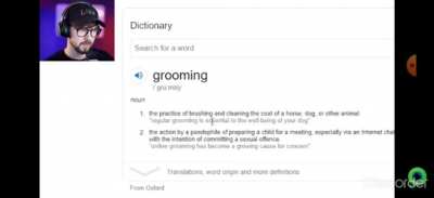 Jacksepticeye googling grooming