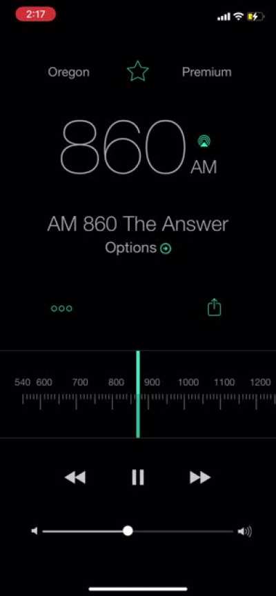 This radio station skipping due to missed connection