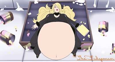 A STUFFED gurgly Ice Cream Belly! 🍦💓🍨by the amazing Fudgeman)