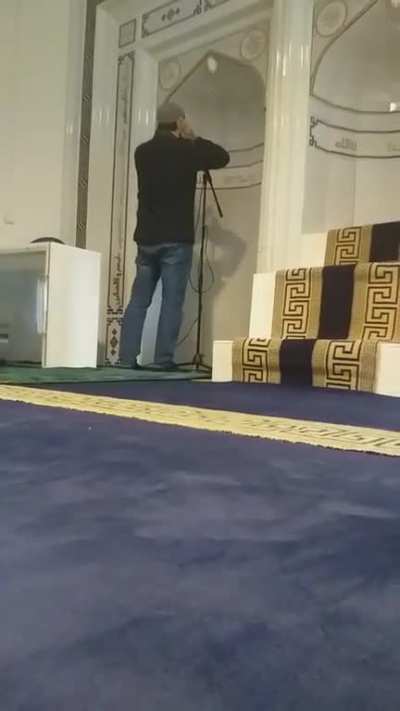 Call for prayer in one of the Masjids in Norway