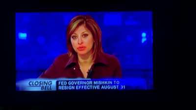 Sir, I left the FED during the 2008 crash for an urgent matter: “I had to revise a textbook”