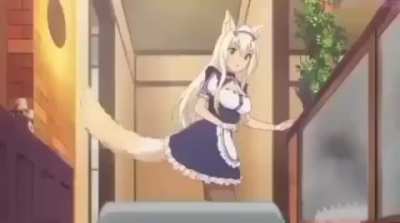 Cute anime girl gets sus!!!!!