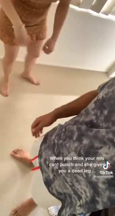 Dead leg - credit tiktok user jackregan95