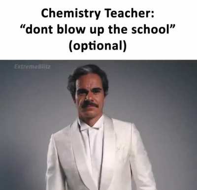 Shout out to chemistry teacher 