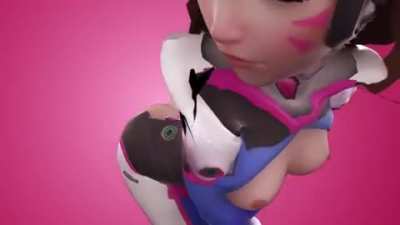 D.Va posing.