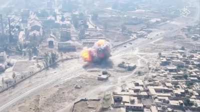 Car bomb in the desert