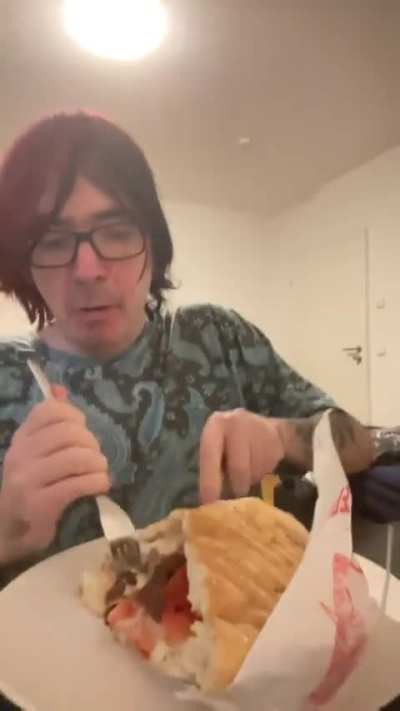 Döner mit Besteck