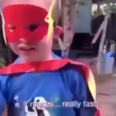 He’s the flash