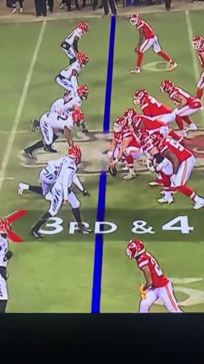 No holding call on 3 & 4.