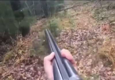 Do you guys have a backup plan? I’ll bet this dude went out for birds and found himself a bear.