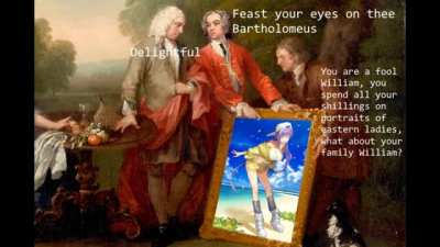 A meme and a friend made