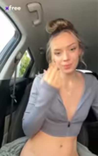 Public masturbation in front of a store