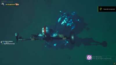 Fire underwater be like: