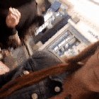 Flashing in mall