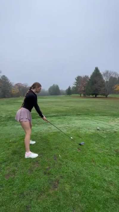 Golf, with a view