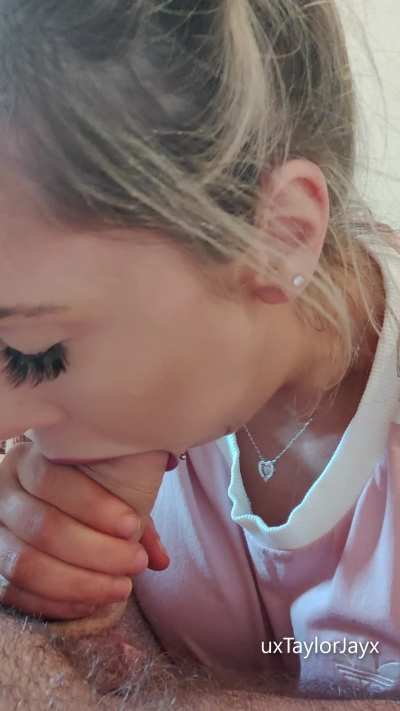 I’m hooked on sucking thick cocks like this