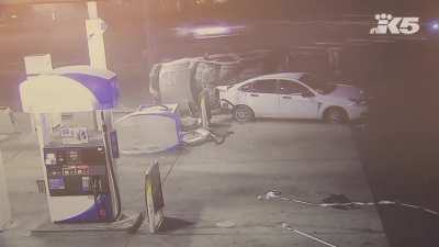 Amazingly no one was hurt (but the SUV driver did get a DUI)