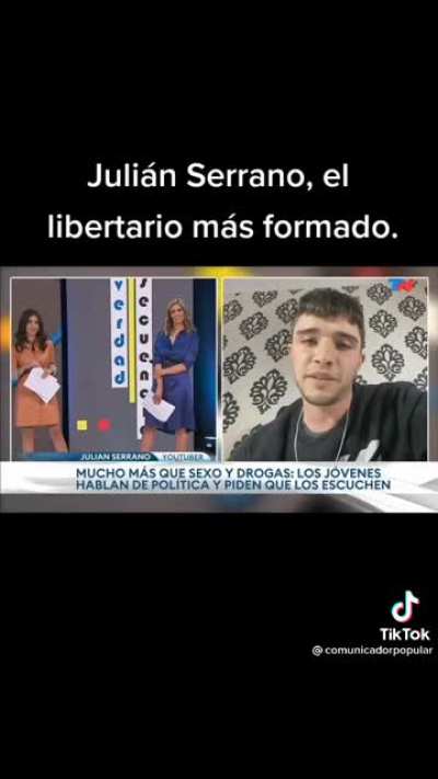 Julian serrano haciendo quedar como boludos a todos los jovenes