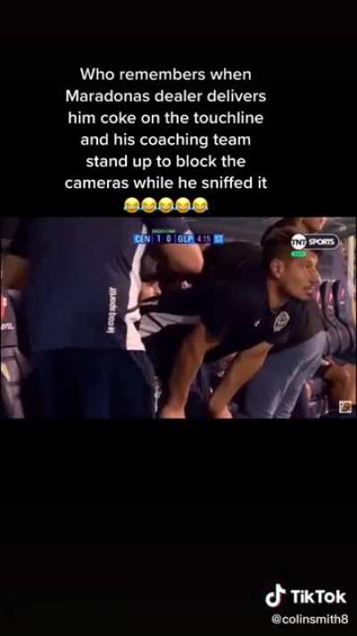 Maradona was high all day