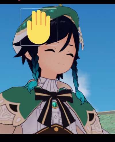 Pet him