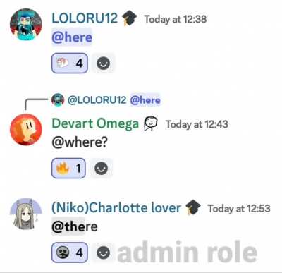 Admin ping