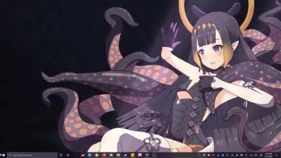 I turned my Ina drawing into a Wallpaper Engine animation if anyone's into that (⁄ ⁄•⁄ω⁄•⁄ ⁄)⁄