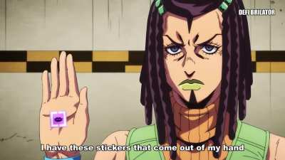 Ermes explains how her stand works to Jotaro