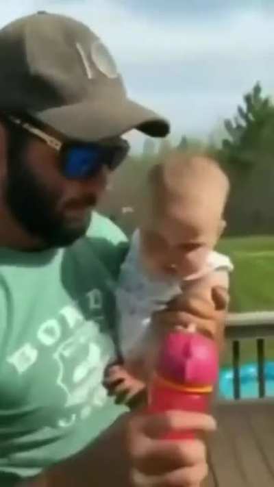 the baby same work with dady