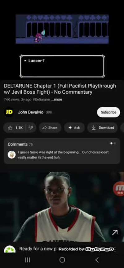 Think my youtube glitched