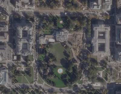 The White House's East Wing (2024 vs. 2025)