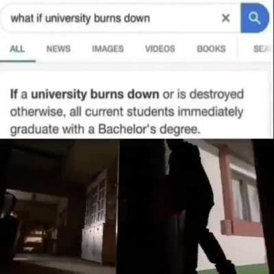 Time to burn down my school now