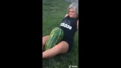 perfectly cut watermelon