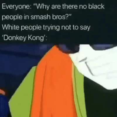 Donkey Kong is mixed race :)