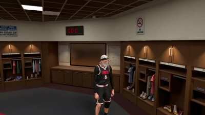 Check out the rec locker room. So weird looking at all of this. Also no horses in the locker room? 🤣
