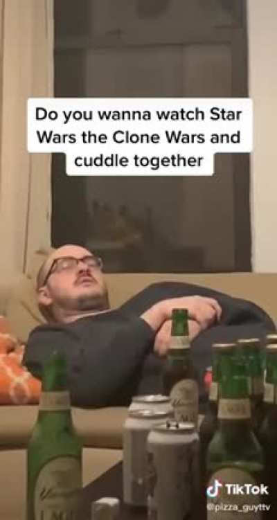 Never too drunk for Clone Wars