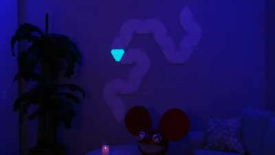 I programmed my Nanoleaf panels to “Clos<wbr>er…” John Williams + Joel + a Spielberg visual? Had ta do it.
