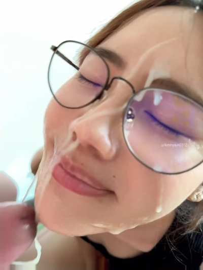 Getting my face covered in cum