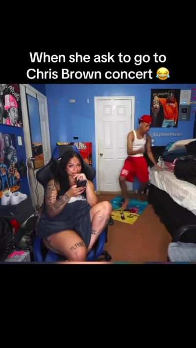 Facts like babe you got Chris brown at home 😂😂😂😂😂