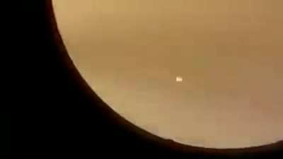 This Is What Astronauts See As They Re-enter The Earth's Atmosphere.