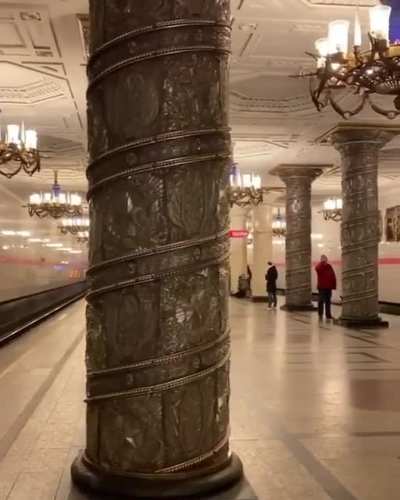 Train Station in Saint Petersburg, Russia
