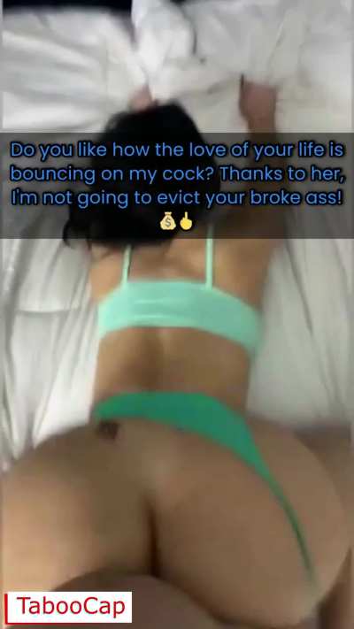 Your Broke Ass Didn’t Pay Rent, so Your Landlord Fucked a Baby in Your Wife!