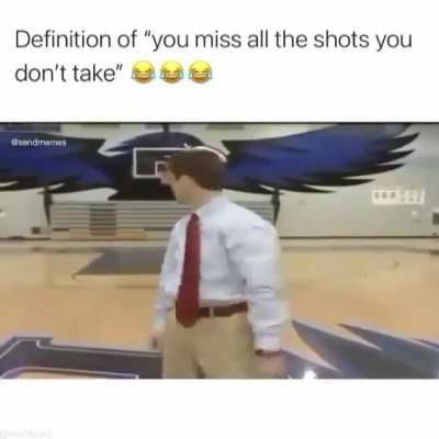 Great reaction. Stand there after being told.