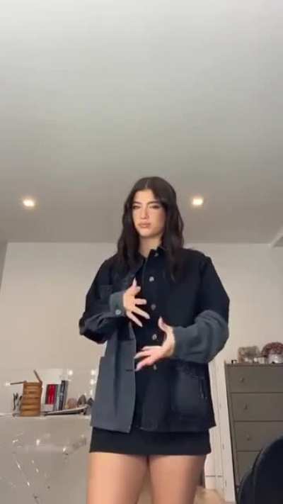 Picking out outfit on Snapchat