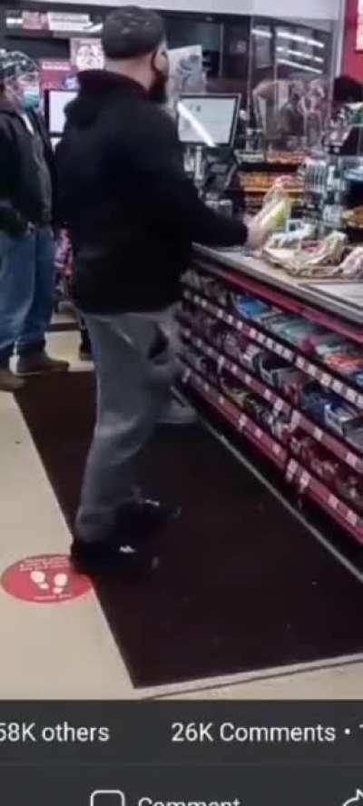 Asshole gets cracked.