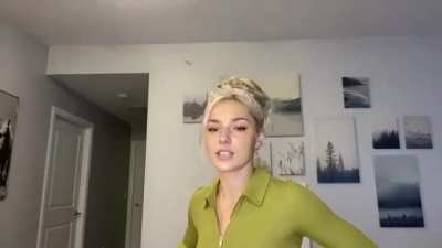 Feeling herself