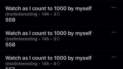 The count to 1k…