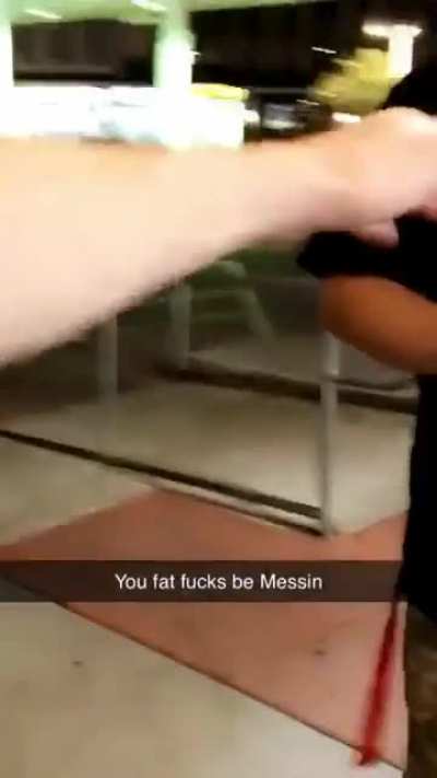 I was walking outside a circle k in Tucson Arizona and these wonderful turds decided to bully a homeless guy, I was the only person around and decided to say something.